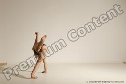 Modern dance poses of Rea