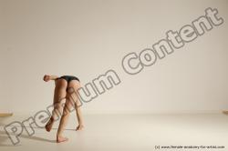 Modern dance poses of Rea