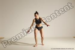 Modern dance poses of Rea