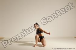 Modern dance poses of Rea