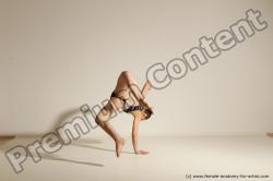 Modern dance poses of Rea