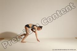 Modern dance poses of Rea