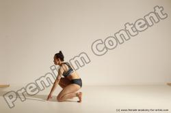 Modern dance poses of Rea