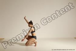 Modern dance poses of Rea