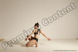 Modern dance poses of Rea