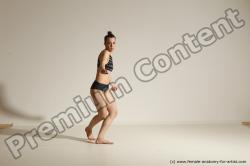 Modern dance poses of Rea