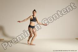 Modern dance poses of Rea