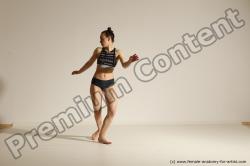 Modern dance poses of Rea