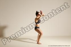 Modern dance poses of Rea