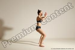 Modern dance poses of Rea