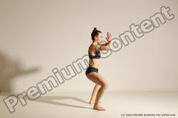 Modern dance poses of Rea