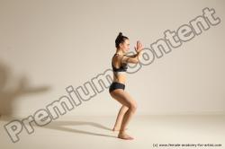 Modern dance poses of Rea