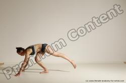 Modern dance poses of Rea