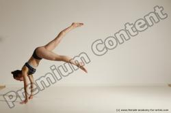 Modern dance poses of Rea