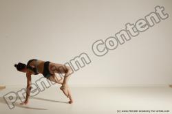 Modern dance poses of Rea