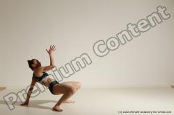 Modern dance poses of Rea