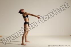 Modern dance poses of Rea