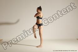 Modern dance poses of Rea