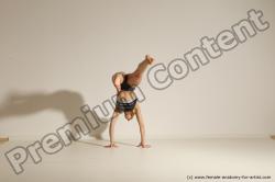 Modern dance poses of Rea