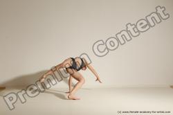 Modern dance poses of Rea