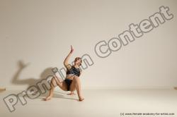 Modern dance poses of Rea