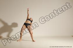 Modern dance poses of Rea