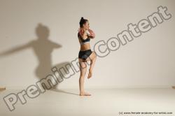 Modern dance poses of Rea