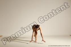 Modern dance poses of Rea