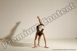 Modern dance poses of Rea