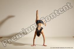 Modern dance poses of Rea