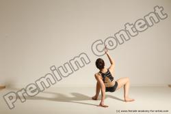 Modern dance poses of Rea