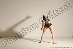 Modern dance poses of Rea