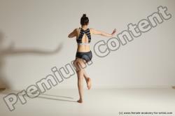 Modern dance poses of Rea