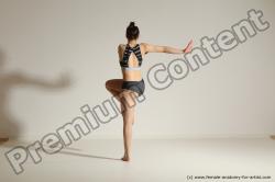 Modern dance poses of Rea