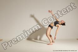 Modern dance poses of Rea