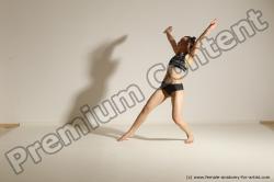 Modern dance poses of Rea