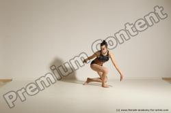 Modern dance poses of Rea