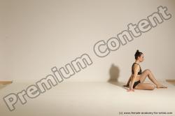 Modern dance poses of Rea