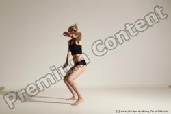 Modern dance poses of Anavi