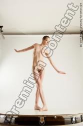 Nude Woman White Standing poses - ALL Slim medium brown Standing poses - simple Multi angle poses Pinup