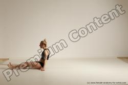 Modern dance poses of Anavi