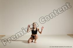 Modern dance poses of Anavi