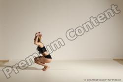Modern dance poses of Anavi