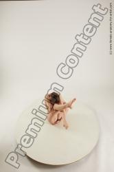 Nude Woman White Sitting poses - ALL Slim medium brown Sitting poses - simple Multi angle poses Pinup