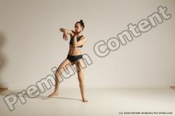 Modern dance poses of Rea