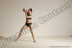 Modern dance poses of Rea