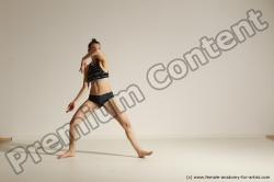 Modern dance poses of Rea