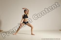 Modern dance poses of Rea