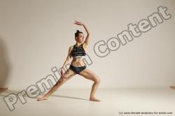 Modern dance poses of Rea