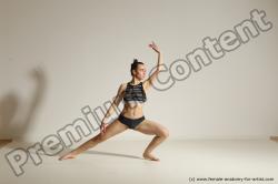 Modern dance poses of Rea